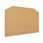 Kit Placa Final Bege | Borne Sek 70mm 10 Peças